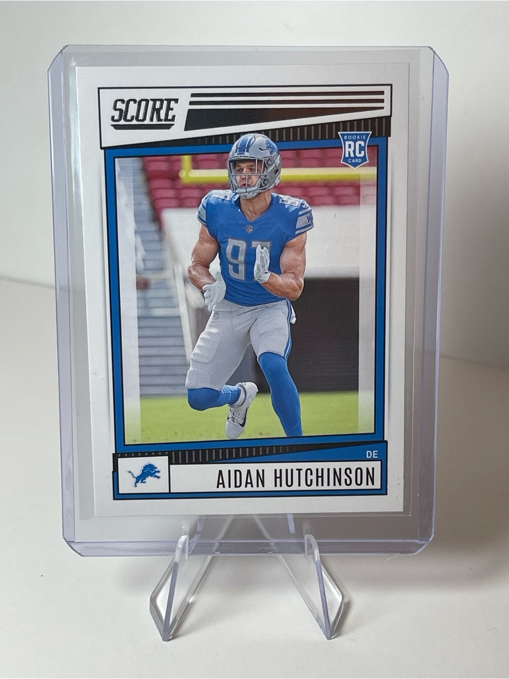 2022 Panini Score Aidan Hutchinson #307 rookie trading card